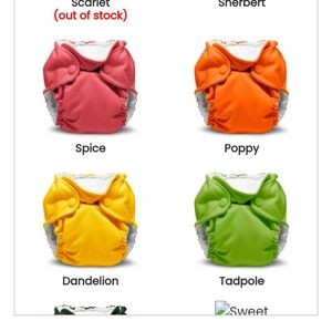 KangaCare LIL Joey's AIO Newborn Cloth Diapers set of 6